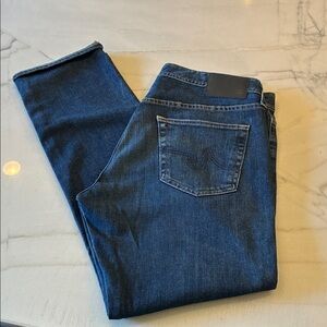 Men's AG Everett Slim Straight Blue Jeans.